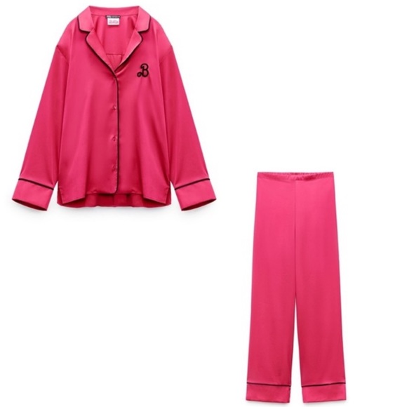 Barbie x Zara Pajama Set NEW with TAGS!! XS - Picture 1 of 6